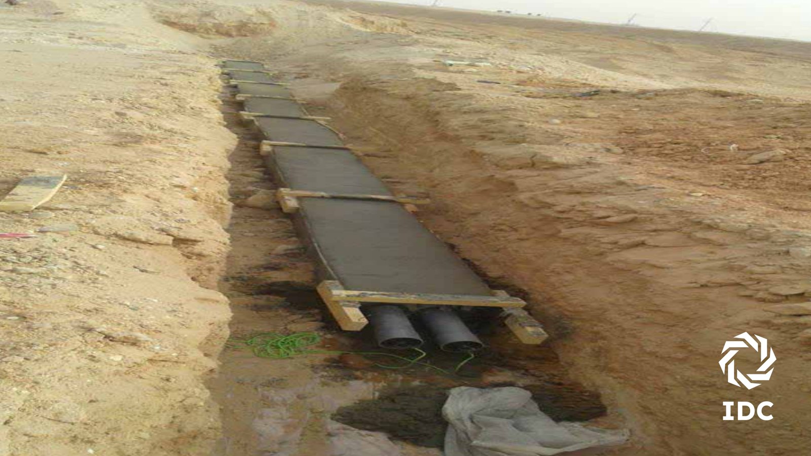 مشروع مد خطوط الأنابيب وشبكات المياه